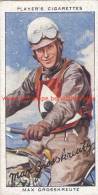 1937 Speedway Rider Max Grosskreutz - Tarjetas