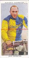 1937 Speedway Rider Jack Ormston - Tarjetas
