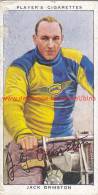 1937 Speedway Rider Jack Ormston - Tarjetas