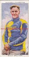 1937 Speedway Rider Billy Dallison - Trading Cards