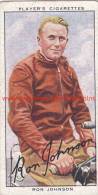 1937 Speedway Rider Ron Johnson - Trading-Karten