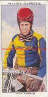 1937 Speedway Rider Jack Parker - Tarjetas