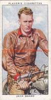 1937 Speedway Rider Jack Sharp - Tarjetas