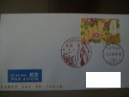 Japan Pictorial Scenic Landscape Redbrown Postmark From Matto (prefecture Ishikawa) On Cover To Germany - Storia Postale