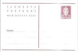 76838) Intero Postale Della Norvegia-da 130-serie Stemma-nuovo Off Sak - Interi Postali