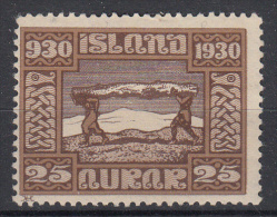 IJSLAND - Michel - 1930 - Nr 131 - MH* - Unused Stamps