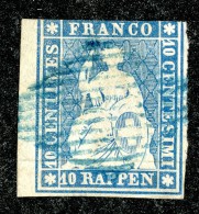 9999  Switzerland 1854 Zumstein #23A  (o)  Michel #14 I B - Usados