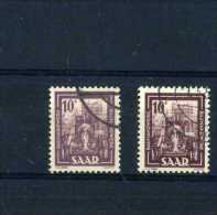 - SARRE 1947/56  . TIMBRES DE 1949/50 . OBLITERES  . VARIANTES COULEURS . - Altri & Non Classificati