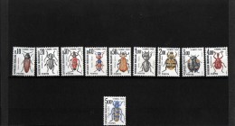 France 1982-83 Lot De Séries Timbres Taxes MNH** Insectes Insects Insectos à Voir - 1960-.... Mint/hinged