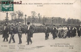 OBSEQUES DE M. HENRI BRISSON PRESIDENT DE LA CHAMBRE RODIN AMIRAL FOURNIER GENERAL DALSLEIN COUR DE CASSATION POLITIQUE - Figuren