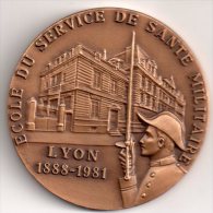 Centenaire De L´école Du Service De Santé Des Armées - Lyon 1988-1981 / Bron 1981-1988 - Services Médicaux