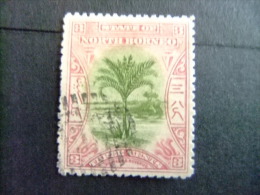 BORNEO DEL NORTE NORTH BORNEO BORNÉO DU NORD 1897 PALMIER SAGO Yvert Nº 75 - North Borneo (...-1963)