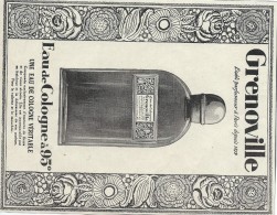 Hygiéne Et Santé/Encart Publicitaire/L´Illustration/Moyen  Format/Eau De Cologne / GRENOVILLE/1925   ILL130 - Chemist's (drugstore) & Perfumery