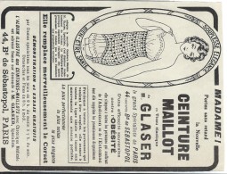 Hygiéne Et Santé/Encart Publicitaire/L´Illustration/Moyen  Format/Ceinture Maillot/1925   ILL132 - Perfumería & Droguería