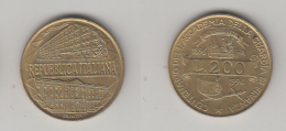 200 LIRES 1996 - CENTENARIO DEL'LA GUARDA DI FINANZA - 200 Lire