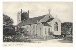 BARBADOS  ( îles Des BARBADES ) /  SAINT-LUCY' S  CHURCH  ( Calèche ) /  CPA  PRECURSEUR  ( Avant 1904 ) - Barbados (Barbuda)