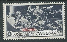 1930 EGEO CALINO FERRUCCI 50 CENT MH * - K120 - Ägäis (Calino)