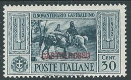 1932 CASTELROSSO GARIBALDI 30 CENT MH * - K122 - Castelrosso