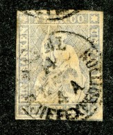 10047  Switzerland 1856-57 Zumstein #27D  (o)  Michel #18 IIByn - Usati