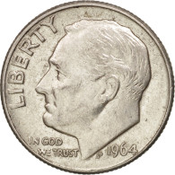 Monnaie, États-Unis, Roosevelt Dime, Dime, 1964, U.S. Mint, Denver, SPL - 1946-...: Roosevelt