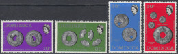 Dominica 1971 Ancient Coins. Mi 333-336 MNH - Dominica (...-1978)
