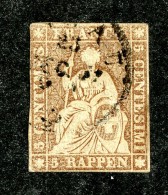 10094  Switzerland 1856 Zumstein #22D  (o)  Michel #13 IIBys - Usados