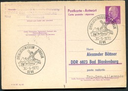 OPENLUCHTMUSEUM BOKRIJK Genk 1970 Sur R.D.A. Carte Postale Réponse P74A Imprimé Privé #1 - Herdenkingsdocumenten