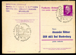 MILITARY AIRPORT KOKSIJDE 1970 On East German Postal Card P 74 A - Herdenkingsdocumenten