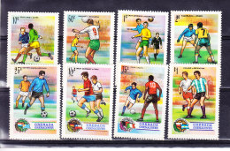 GRENADA 1974, SG 619/26 ** MNH, WORLD CUP.  (6B45) - Unused Stamps