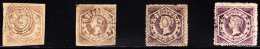 NSW 6p Victoria In Hex Frame, 4 Used Examples. - Gebraucht