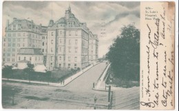 St. Luke's Hospital, New York, 1908 Used Postcard [17047] - Santé & Hôpitaux