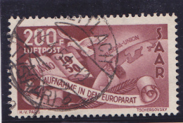 SARRE  PA13 OBLITERE  TB  COTE : 350 EUROS - Airmail