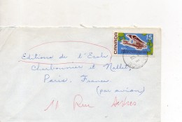 CANADA ENVELOPPE DE 1981 DE MATTICE POUR PARIS - Lettres & Documents