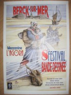 Affiche GHYS Bruno Festival BD Berck-sur-Mer 2014 (L'Arbre Qui Voulait Voir La Mer - Posters