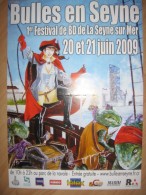 Affiche SIEURAC Laurent Festival BD La Seyne Sur Mer 2009 (La Geste Des Chevaliers Dragons - Posters