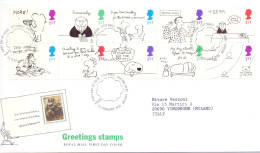 Great Britain FdC 1996 Cartoons 10 Val. NEW PRICE - 2011-2020 Decimal Issues