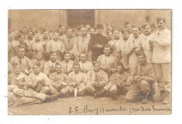 Carte Photo Militaria 54 NANCY Groupe De Soldats 1910, 89ème D'infanterie, 5ème Compagnie - Regiments