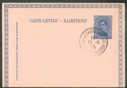 Collection LE HAVRE Ste ADRESSE - E.P. Carte-lettre. 25 Centimes Em. 1915 Obl. Sc LE HAVRE (SPECIAL) 19-X-1915 - 11002 - Autres & Non Classés