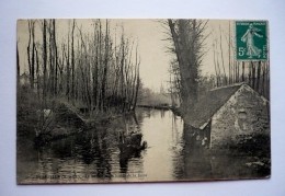 91- MEREVILLE - Le Lavoir Et Les Bords De La JUINE - Mereville