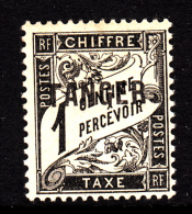 French Morocco MH Scott #J35 TANGER Overprint On 1c France Postage Due - Strafport