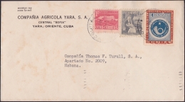 1956-H-44 CUBA. REPUBLICA. SUGAR MILLS COVER. 1956. CENTRAL SOFIA, YARA. - Briefe U. Dokumente