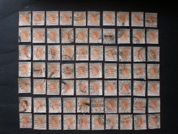 STAMPS HONG KONG 1954 Queen Elizabeth II 1 $ X 70 PEZZI  !! - Used Stamps