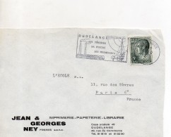 LUXEMBOURG ENVELOPPE DE 1970 DE DUDELANGE POUR PARIS - Lettres & Documents