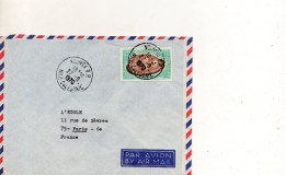 NOUVELLE CALEDONIE ENVELOPPE DU 27 AOUT 1970 DE NOUMEA POUR PARIS - Briefe U. Dokumente