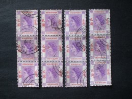 STAMPS HONG KONG 1954 Queen Elizabeth II 2 $ X 12 PEZZI !! - Usados