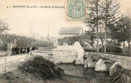 CPA- SANTENY (94) - Aspect De L'entrée Du Bourg Et Des Bords Du Réveillon En 1905 - Santeny