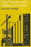 Cost Planning And Building Economics By Duncan P Cartlidge (ISBN 9780091145217) - Economics