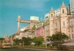 - BRASIL. - SALVADOR  BA - Igreja De N.Sra Da Conceiçào Da Praia E Elevador Lacerda - Scan Verso - - Salvador De Bahia