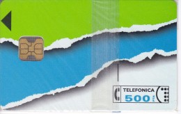 G-005 TARJETA DE 500 PTAS DE RASGADO CORPORATIVO DEL 06/92 Y TIRADA 10000  NUEVA-MINT - Emisiones Gratuitas