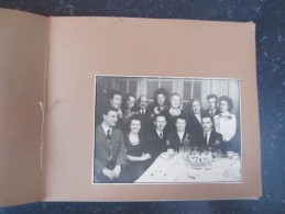 ALBUM PHOTO (V1603) NOCE D'ARGENT 1923 - 1948 (2 Vues) 23 Photos Repas Famille Tassignon Et Vekemans - Albumes & Colecciones